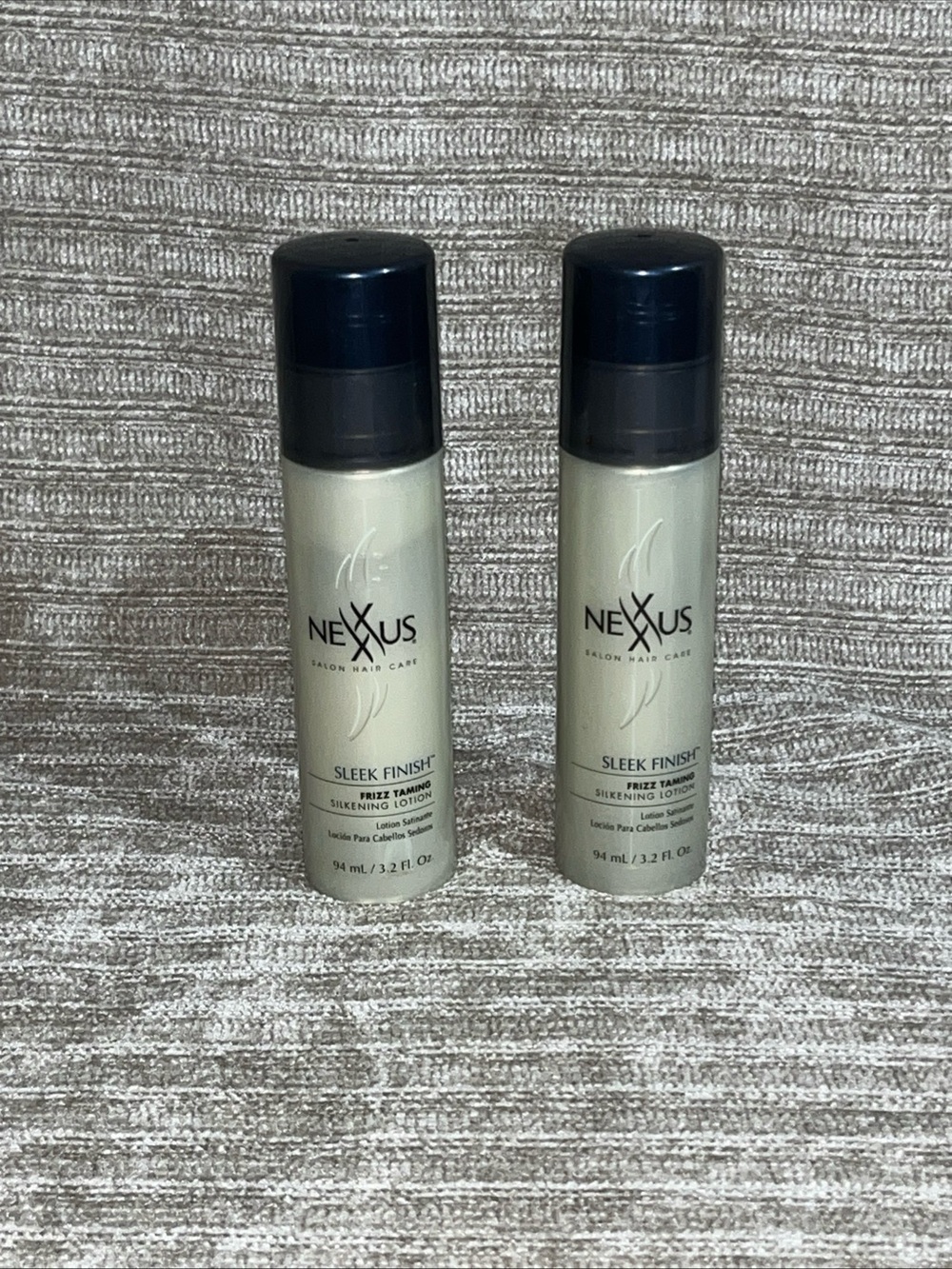 2 Pack Nexxus Sleek Finish Frizz Taming Silkening Lotion 3.2oz Discontinued New